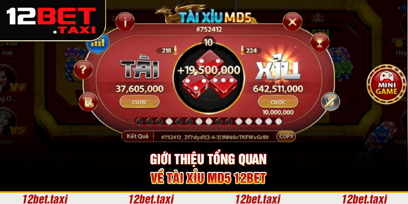 Giới thiệu tổng quan về tài xỉu MD5 12BET